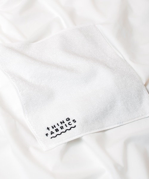 THING FABRICS（シングファブリックス）の「THING FABRICS/TIP TOP 365 hand TOWEL（ハンカチ/ハンドタオル・レディース・ホワイト/ブラック/オリーブ/ベージュ系その他/ネイビー/グレー/ブラウン/イエロー/レッド・FREE）」の2枚目の写真