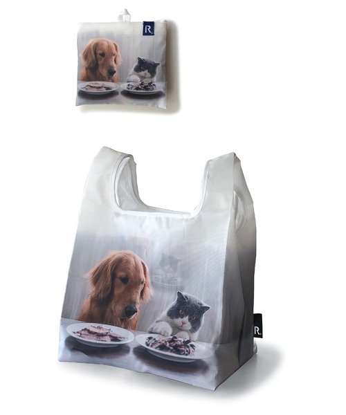 ROOTOTE(ルートート)の「ルートート/折りたたみ可能 コンパクト エコバッグ ルーショッパー ミッド-Lifty(リフティ)-フォト-B(エコバッグ/サブバッグ・レディース・その他1/その他2/その他3/その他4・FREE)」の3枚目の写真