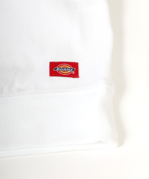 Dickies(ディッキーズ)の「Dickies/ディッキーズ ミニワッペン ワンポイント刺繍 スウェットロンT トレーナー(スウェット・レディース・ホワイト/ブラック/ピンク/グリーン/ネイビー/サックスブルー/ダークグリーン/ベージュ/グリーン系その他/ネイビー系1/ライトピンク/グレイッシュベージュ/キャメル・LL/M/L)」の18枚目の写真
