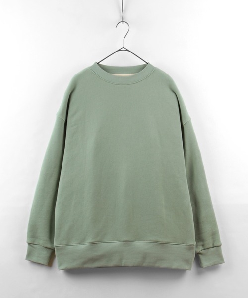 make a ray!(メイク ア レイ!)の「【SANDOGS/サンドックス】オーバーサイズ くすみカラースウェット/トレーナー(スウェット・メンズ・チャコールグレー/ベージュ/オフホワイト/ブルーグレー・M/L/XL)」の4枚目の写真