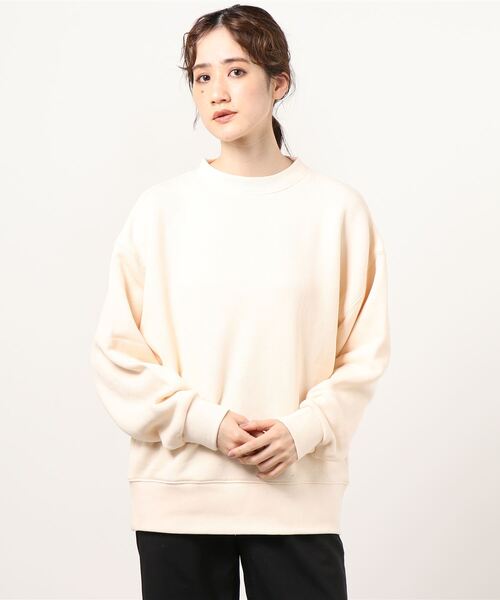 make a ray!(メイク ア レイ!)の「【SANDOGS/サンドックス】オーバーサイズ くすみカラースウェット/トレーナー(スウェット・メンズ・チャコールグレー/ベージュ/オフホワイト/ブルーグレー・M/L/XL)」の6枚目の写真