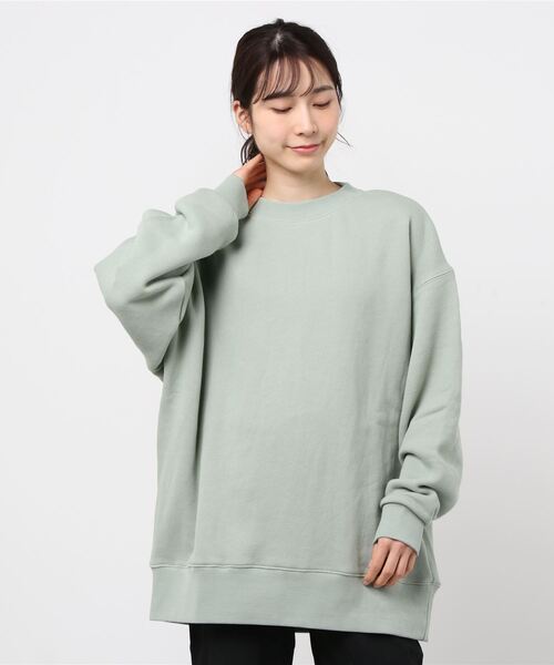 make a ray!(メイク ア レイ!)の「【SANDOGS/サンドックス】オーバーサイズ くすみカラースウェット/トレーナー(スウェット・メンズ・チャコールグレー/ベージュ/オフホワイト/ブルーグレー・M/L/XL)」の10枚目の写真