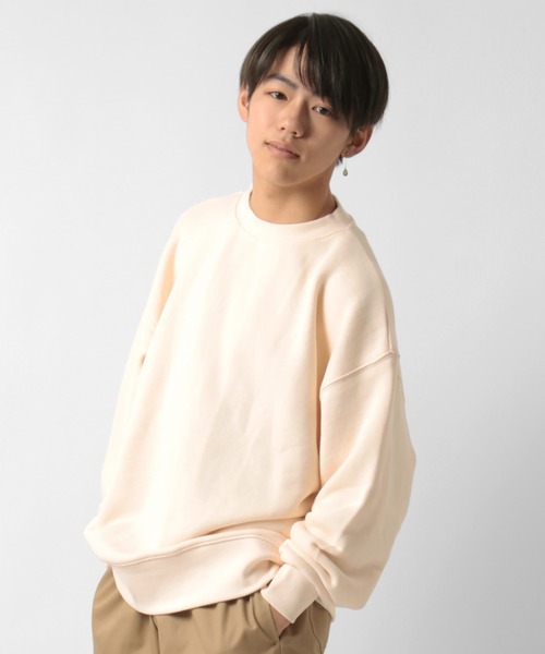 make a ray!(メイク ア レイ!)の「【SANDOGS/サンドックス】オーバーサイズ くすみカラースウェット/トレーナー(スウェット・メンズ・チャコールグレー/ベージュ/オフホワイト/ブルーグレー・M/L/XL)」の5枚目の写真