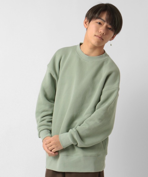 make a ray!(メイク ア レイ!)の「【SANDOGS/サンドックス】オーバーサイズ くすみカラースウェット/トレーナー(スウェット・メンズ・チャコールグレー/ベージュ/オフホワイト/ブルーグレー・M/L/XL)」の9枚目の写真