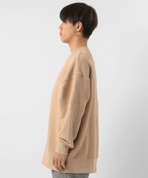 make a ray!(メイク ア レイ!)の「【SANDOGS/サンドックス】オーバーサイズ くすみカラースウェット/トレーナー(スウェット・メンズ・チャコールグレー/ベージュ/オフホワイト/ブルーグレー・M/L/XL)」の13枚目の写真