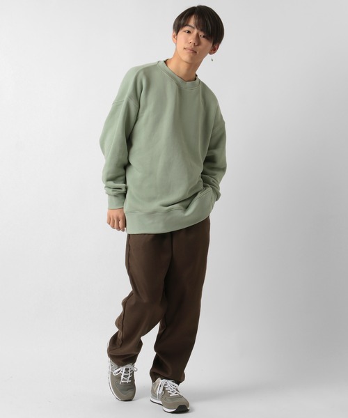 make a ray!(メイク ア レイ!)の「【SANDOGS/サンドックス】オーバーサイズ くすみカラースウェット/トレーナー(スウェット・メンズ・チャコールグレー/ベージュ/オフホワイト/ブルーグレー・M/L/XL)」の20枚目の写真