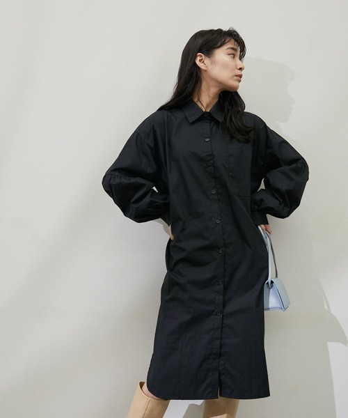 セール ボリュームシャツワンピ ワンピース Ecrire エクリール のファッション通販 Zozotown