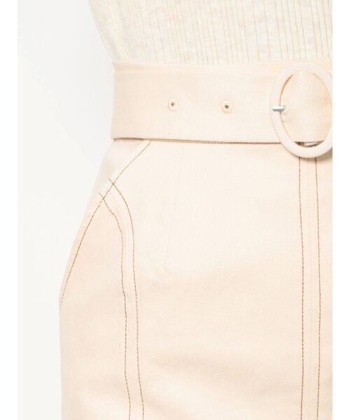 MURUA（ムルーア）の「スリムステッチペンシルスカート（スカート・レディース・アイボリー/ブラック/オレンジ・1/2）」の21枚目の写真
