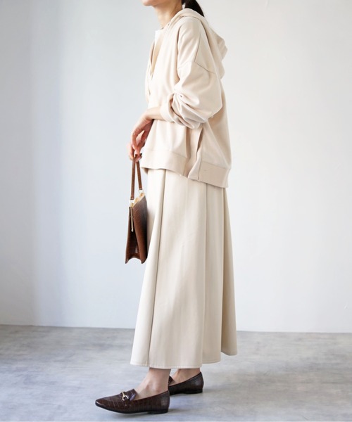 each（イーチ）の「Ｖネックパーカー（Tシャツ/カットソー・レディース・ホワイト/ベージュ/グレー・MEDIUM）」の13枚目の写真