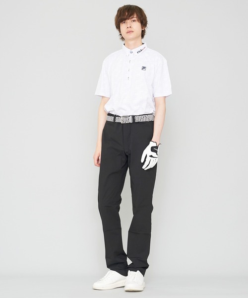 FILA(フィラ)の「【FILA GOLF/フィラゴルフ】ボックスプリント 半袖ポロシャツ/吸汗速乾/UVカット(ポロシャツ・メンズ・ブルー系その他/ホワイト/ネイビー・M/L/LL)」の13枚目の写真
