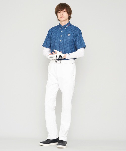 FILA(フィラ)の「【FILA GOLF/フィラゴルフ】ボックスプリント 半袖ポロシャツ/吸汗速乾/UVカット(ポロシャツ・メンズ・ブルー系その他/ホワイト/ネイビー・M/L/LL)」の17枚目の写真