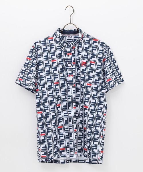 FILA(フィラ)の「【FILA GOLF/フィラゴルフ】ボックスプリント 半袖ポロシャツ/吸汗速乾/UVカット(ポロシャツ・メンズ・ブルー系その他/ホワイト/ネイビー・M/L/LL)」の20枚目の写真