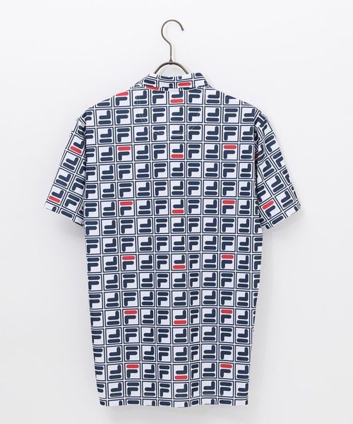 FILA(フィラ)の「【FILA GOLF/フィラゴルフ】ボックスプリント 半袖ポロシャツ/吸汗速乾/UVカット(ポロシャツ・メンズ・ブルー系その他/ホワイト/ネイビー・M/L/LL)」の21枚目の写真