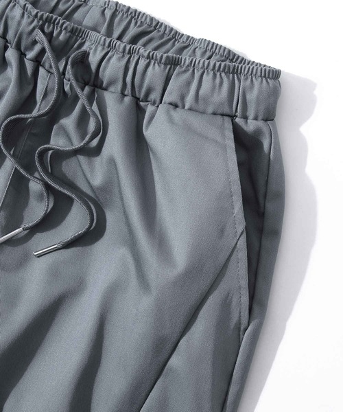 ZIP FIVE（ジップファイブ）の「【ZIP FIVE】立体裁断テーパードシルエットイージーパンツ（チノパンツ・メンズ・ブラック/パープル/ブルー/グリーン/アイボリー/ライトベージュ/グレー系・MEDIUM/LARGE）」の11枚目の写真