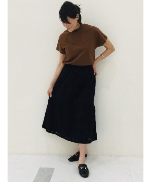 GAP（ギャップ）の「アイレット ミディスカート（スカート・レディース・ホワイト/ブラック/ブルー・M/XXS/L/XS/S）」の9枚目の写真