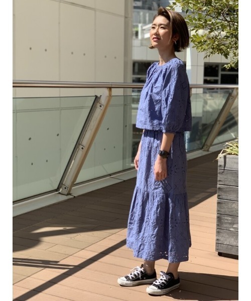 GAP（ギャップ）の「アイレット ミディスカート（スカート・レディース・ホワイト/ブラック/ブルー・M/XXS/L/XS/S）」の12枚目の写真