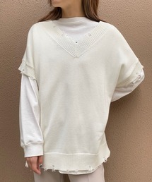 WEGO | WEGO/ダメージニットベスト(ベスト)