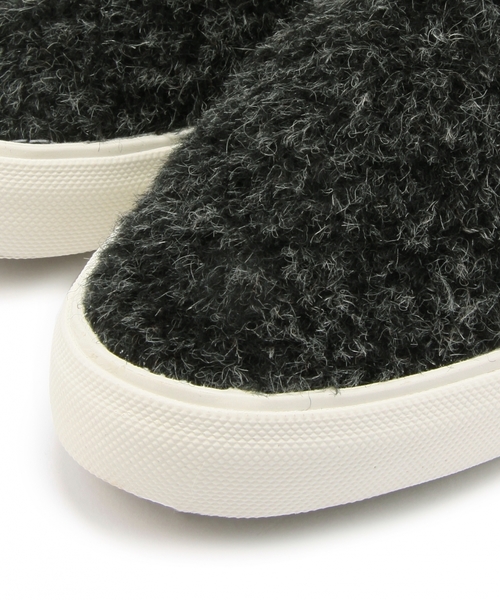 BEAUTY&YOUTH UNITED ARROWS（ビューティーアンドユースユナイテッドアローズ）の「BYBC keds ボアスリッポン◆（スニーカー・レディース・オフホワイト/ダークグレー・7/7h/6h/6/8）」の7枚目の写真