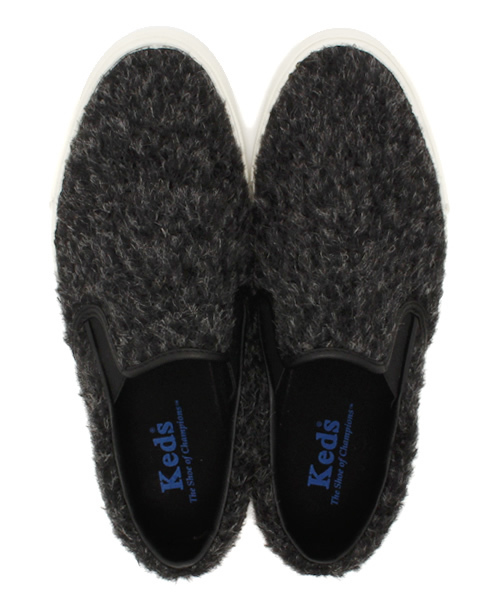 BEAUTY&YOUTH UNITED ARROWS（ビューティーアンドユースユナイテッドアローズ）の「BYBC keds ボアスリッポン◆（スニーカー・レディース・オフホワイト/ダークグレー・7/7h/6h/6/8）」の9枚目の写真