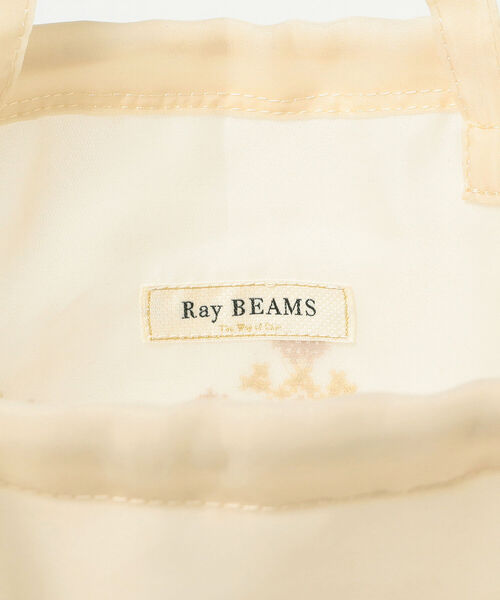 Ray BEAMS（レイビームス）の「Ray BEAMS / チュール 刺繍 巾着 トートバッグ（トートバッグ・レディース・ブラック/オフホワイト・ONE SIZE）」の8枚目の写真