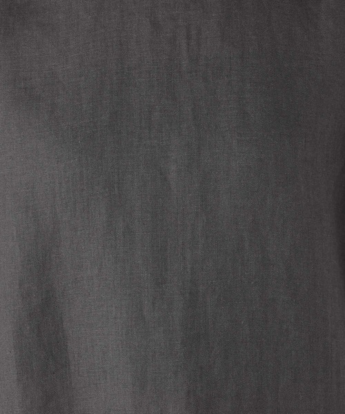 studio CLIP（スタディオクリップ）の「【キナリノ掲載商品】リネン100ポンチョ風チュニックワンピース（ワンピース・レディース・グリーン/アイボリー/スモーク・FREE）」の9枚目の写真