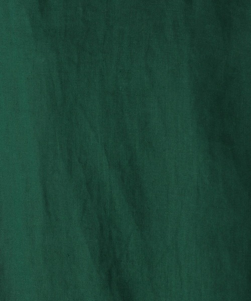 studio CLIP（スタディオクリップ）の「【キナリノ掲載商品】リネン100ポンチョ風チュニックワンピース（ワンピース・レディース・グリーン/アイボリー/スモーク・FREE）」の16枚目の写真