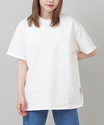 SPINNS | USAコットン素材 ポケット半袖Tシャツ(Tシャツ/カットソー)