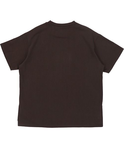 SPINNS（スピンズ）の「USAコットン素材 ポケット半袖Tシャツ（Tシャツ/カットソー・レディース・オフホワイト/グレイッシュベージュ/パープル/ブラウン/チャコール/ブラック・ONESIZE）」の21枚目の写真