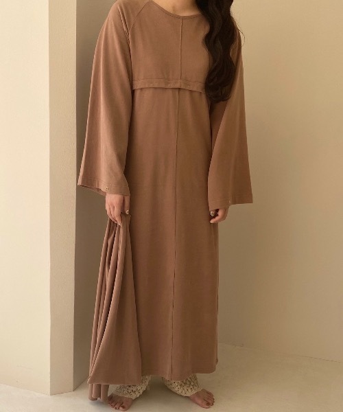 lawgy（ラウジー）の「original arrange op（ワンピース・レディース・ブラウン/クリーム・FREE）」の17枚目の写真