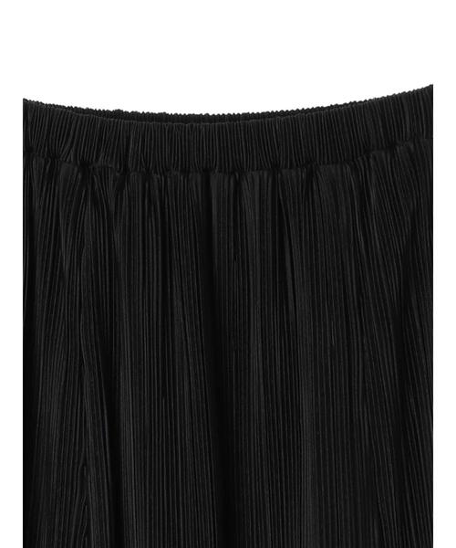 Green　Parks（グリーンパークス）の「プリーツサテンロングスカート＊（スカート・レディース・ブラック/グレー/ブルー/ライトベージュ・FREE）」の11枚目の写真