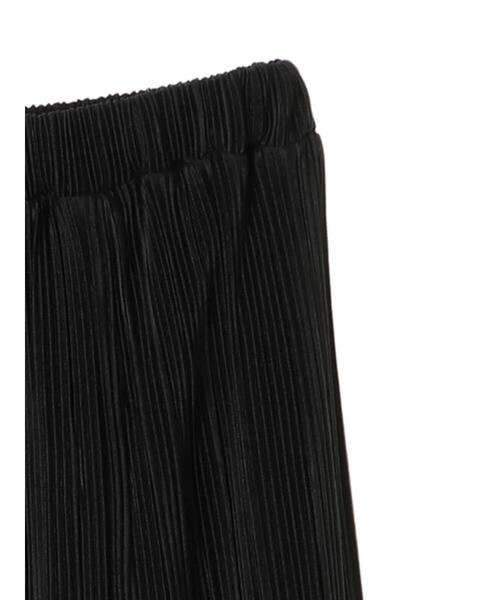 Green　Parks（グリーンパークス）の「プリーツサテンロングスカート＊（スカート・レディース・ブラック/グレー/ブルー/ライトベージュ・FREE）」の12枚目の写真