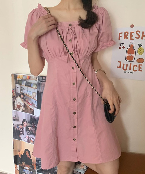 オフショルダー2wayワンピース