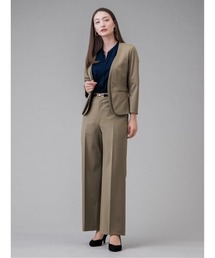 m.f.editorial | ＊エムエフエディトリアルレディース/m.f.editorial：Women サマーポンチ セットアップ カラーレス7分袖ジャケット （セットアップアイテムございます）(スーツジャケット)