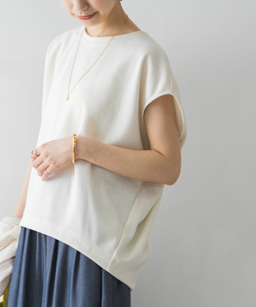 URBAN RESEARCH（アーバンリサーチ）の「ブークレライトリバートップス（Tシャツ/カットソー・レディース・グレー系その他/アイボリー・FREE）」の12枚目の写真