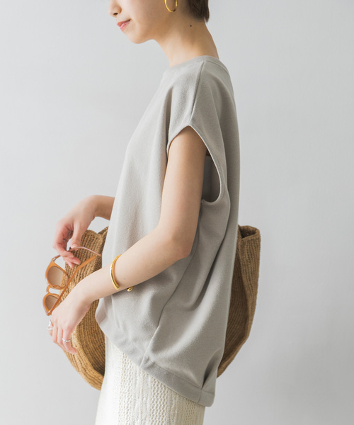 URBAN RESEARCH（アーバンリサーチ）の「ブークレライトリバートップス（Tシャツ/カットソー・レディース・グレー系その他/アイボリー・FREE）」の10枚目の写真