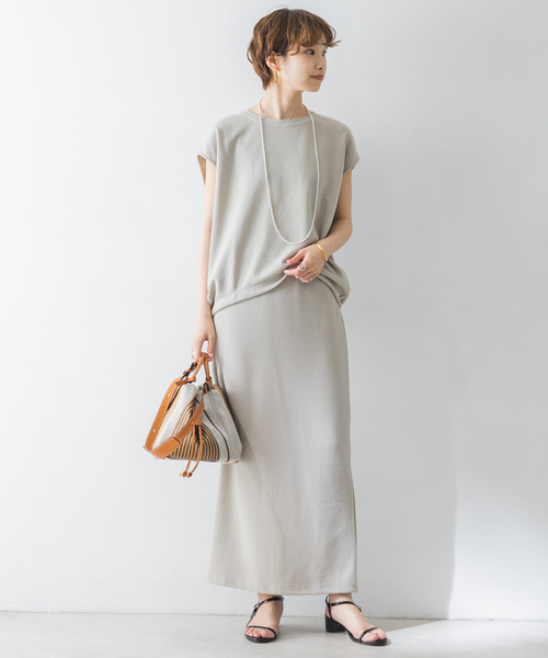 URBAN RESEARCH（アーバンリサーチ）の「ブークレライトリバートップス（Tシャツ/カットソー・レディース・グレー系その他/アイボリー・FREE）」の13枚目の写真