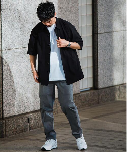 green label relaxing(グリーンレーベルリラクシング)の「<green label relaxing> ハイツイスト ジャージー カット シャツ(シャツ/ブラウス・メンズ・ブラック/ベージュ/マスタード/ワインレッド/ケリー・S/M/L/XL)」の15枚目の写真