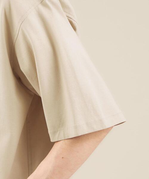 green label relaxing(グリーンレーベルリラクシング)の「<green label relaxing> ハイツイスト ジャージー カット シャツ(シャツ/ブラウス・メンズ・ブラック/ベージュ/マスタード/ワインレッド/ケリー・S/M/L/XL)」の10枚目の写真