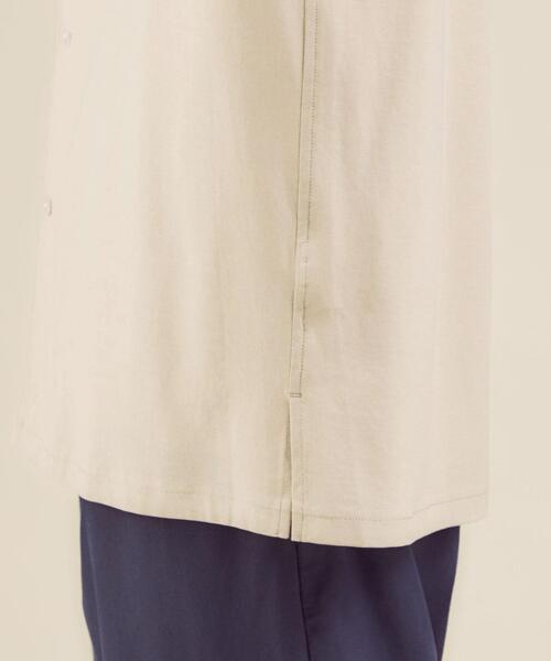 green label relaxing(グリーンレーベルリラクシング)の「<green label relaxing> ハイツイスト ジャージー カット シャツ(シャツ/ブラウス・メンズ・ブラック/ベージュ/マスタード/ワインレッド/ケリー・S/M/L/XL)」の19枚目の写真