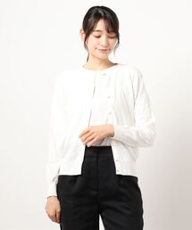 Te chichi | Tバー釦クルーネックカーディガン(カーディガン/ボレロ)