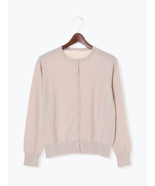 Te chichi(テチチ)の「Tバー釦クルーネックカーディガン(カーディガン/ボレロ・レディース・ブラック/オフホワイト/シルバー/オレンジ/モカ・フリ-)」の22枚目の写真