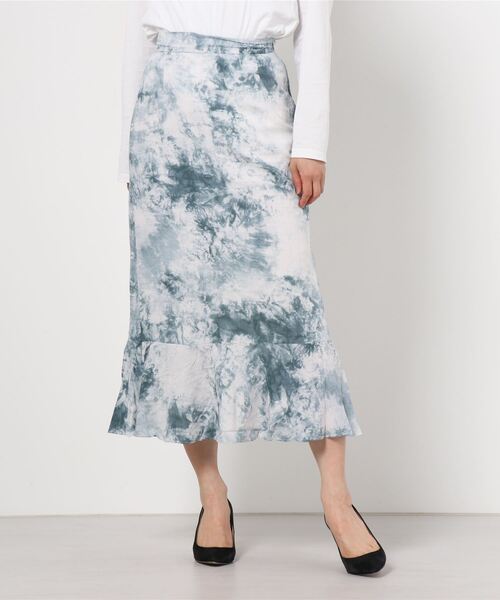 WEGO（ウィゴー）の「WEGO/マーメイドロングスカート（スカート・レディース・その他1/アニマル/ホワイト/ブラック・FREE）」の6枚目の写真