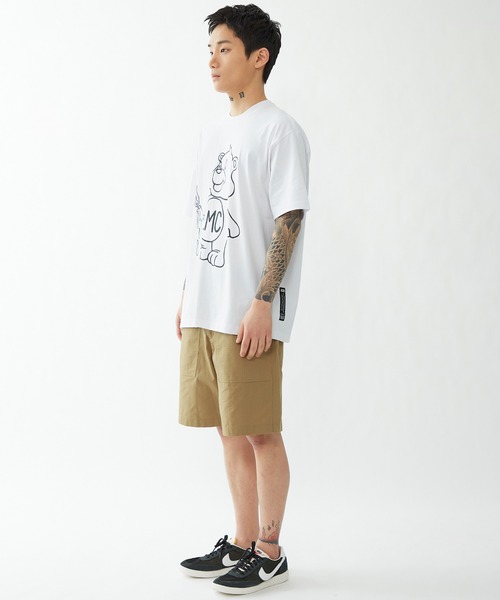 LMCの「【LMC】CANDLE BEAR TEE / エルエムシー キャンドル ベアー グラフィック Tシャツ（Tシャツ/カットソー・メンズ・ブラウン/ネイビー/ホワイト・MEDIUM/X-LARGE/LARGE/SMALL）」の8枚目の写真