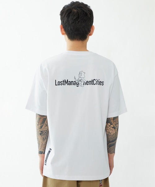 LMCの「【LMC】CANDLE BEAR TEE / エルエムシー キャンドル ベアー グラフィック Tシャツ（Tシャツ/カットソー・メンズ・ブラウン/ネイビー/ホワイト・MEDIUM/X-LARGE/LARGE/SMALL）」の6枚目の写真