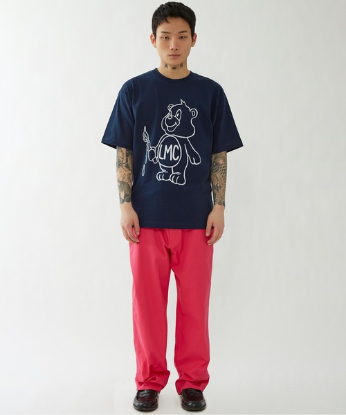 LMCの「【LMC】CANDLE BEAR TEE / エルエムシー キャンドル ベアー グラフィック Tシャツ（Tシャツ/カットソー・メンズ・ブラウン/ネイビー/ホワイト・MEDIUM/X-LARGE/LARGE/SMALL）」の17枚目の写真