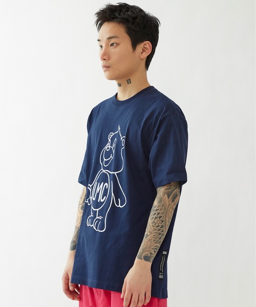 LMCの「【LMC】CANDLE BEAR TEE / エルエムシー キャンドル ベアー グラフィック Tシャツ（Tシャツ/カットソー・メンズ・ブラウン/ネイビー/ホワイト・MEDIUM/X-LARGE/LARGE/SMALL）」の15枚目の写真