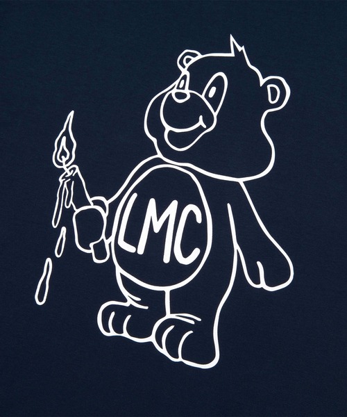 LMCの「【LMC】CANDLE BEAR TEE / エルエムシー キャンドル ベアー グラフィック Tシャツ（Tシャツ/カットソー・メンズ・ブラウン/ネイビー/ホワイト・MEDIUM/X-LARGE/LARGE/SMALL）」の22枚目の写真
