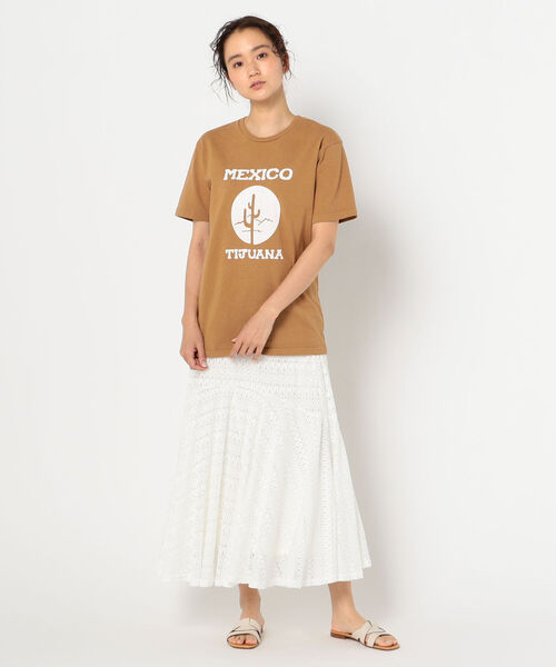 fredy emue（フレディエミュ）の「切替フレアレーススカート（スカート・レディース・ブラック/オフホワイト・36/38）」の18枚目の写真