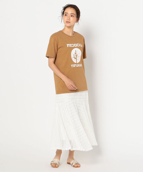 fredy emue（フレディエミュ）の「切替フレアレーススカート（スカート・レディース・ブラック/オフホワイト・36/38）」の19枚目の写真