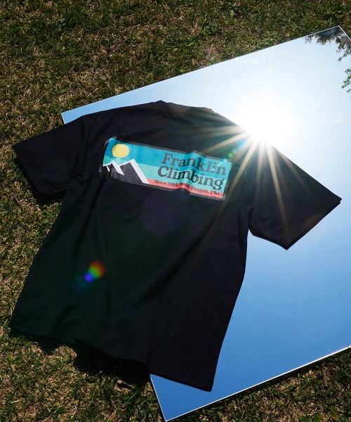 Franklin Climbing（フランクリンクライミング）の「【Franklin Climbing】ロゴTEE（Tシャツ/カットソー・メンズ・ベージュ/ホワイト/オレンジ/ブラック/ブルー系その他・MEDIUM/X-LARGE/X-SMALL/SMALL/LARGE）」の3枚目の写真